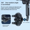 thumbnail image 2 of Car Mobile Phone Holder Vehicle Adjustable Driving Recorder Rearview Mirror Mount Bracket Plastic Rack Automobile, 2 of 9