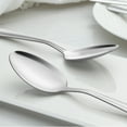 thumbnail image 5 of Hunnycook 36 Pieces Dinner Spoons Set, 8" Stainless Steel Silverware Spoons, Durable Dessert Spoons, Tablespoon for Home Kitchen Restaurant, Mirror Polished, Dishwasher Safe, 5 of 9