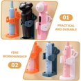 thumbnail image 5 of 6pcs Men's Toothbrush Holder Razor Wall Mounted Mirror Wall Mounted Clothes Rack Electronic Toothbrush Electric Wall Mounted Toothbrush Holder, 5 of 5
