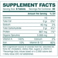 thumbnail image 2 of USDA Organic Spirulina Tablets - Non-GMO Green Superfood Supplement: 3000mg of Fresh Blue Green Algae, Vegan, Gluten Free, Sustainably Grown, Pesticides Free and Non-Irradiated, 500mg per Tablet, 180, 2 of 7
