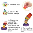 thumbnail image 4 of Montessori Color Matching Stacking Cup Kids Toys Sensory Play Logical Thinking Training Board Game Educational Toys For Children, 4 of 6