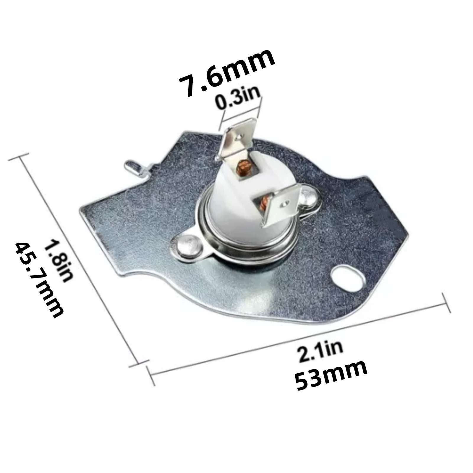 12Pcs Replacement Thermal Fuses for Home Appliances for Repairing or Upgrading Dryers