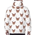 thumbnail image 5 of Hoodies for Men - Abstract Cute Cat Face Long Sleeve Comfrt Men'S Fashion Hoodies & Sweatshirts, Sweatshirts for Men Hoodies Pullover Clothing Clothes with Pouch, 5 of 7