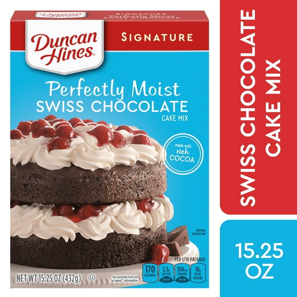 Duncan Hines Signature Perfectly Moist Swiss Chocolate Cake Mix