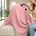 thumbnail image 6 of Bovxnpu Womens Maternity Shirts Maternity Nursing Scarf Cotton Muslin Shawl Cover Up Casual Sleepwear, 6 of 7