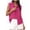 *1-Hot Pink, variant on VBVC Women's Cotton-Linen Sleeveless Tank Top,Ladies Collared Button-Front Blouse,Casual Summer Pocketed Shirt For Women,Gray,Size XXL