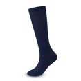 thumbnail image 1 of Unisex Plain High Elastic Compression Socks Knee-high Closed Toe Mesh Breathable Non-slip Stockings, 1 of 5