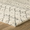 thumbnail image 4 of Marquee MQ2 Ivory/Metal 2'3" x 7'5" Runner Rug, 4 of 7