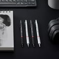 thumbnail image 4 of rOtring Rapid Pro Mechanical Pencil | HB 0.5 mm Lead Propelling Pencil | Reduced Lead Breakage | Matte Black Full-Metal Barrel, 4 of 8