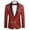 Red, variant on COOFANDY Men's Floral Tuxedo Jacket Luxury Embroidered Wedding Blazer Dress Suit for Party Dinner