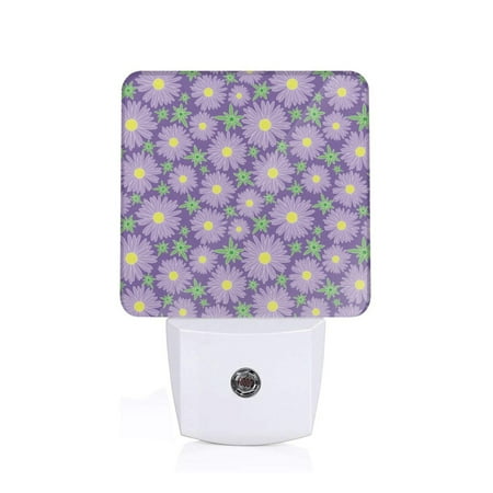 

Sigee Daisies Flowers for Night Lights Plug into Wall Dusk to Dawn Sensor Warm White Led Night Light 0.5W for Kid Hallway