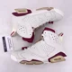 thumbnail image 2 of A i r-Jor-dan 6 Retro "MAROON" 2015 - Size 8 - 384664 116 (13910-19), 2 of 6