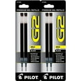 thumbnail image 4 of Pilot G2 Gel Ink Pen Refill for Rolling Ball, Bold Point, 0.7 mm, Black, 4 Count, 4 of 4