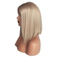 thumbnail image 4 of Teissuly Wigs Short Straight Synthetic Hair Full Wigs for Women Natural Looking Heat Resi, 4 of 7