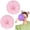Pink, variant on 2 count  Fuzzy Hair Ties  Scrunchies  Pom Pom Hair Ties With Faux    Elastic Ponytail Holders Party Favors Hair Accessories for Women and Girls