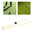thumbnail image 1 of Portable Golf Alignment Sticks, Practice Swing Trainer, Swing Guide Tool with Connector, Auxiliary Practice Device, Aiming Rods for The The Cross, 1 of 10