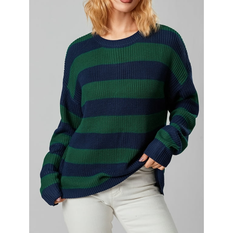 90s striped sweater cheap