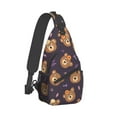 thumbnail image 2 of ZNDUO Sling Bag, Men Shoulder Backpack Small Cross Body Chest Sling Backpack-Cute Teddy Bear Pattern, 2 of 8