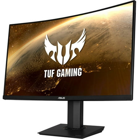 ASUS - Gaming 31.5 LCD Curved FreeSync Monitor with HDR (DisplayPort HDMI) - Black