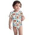thumbnail image 3 of Daiia Cute Tableware Printed Unisex-Baby Short Sleeve Onesies Bodysuits Baby Climbing Clothes Soft and Comfortable Romper with Expandable Shoulder Design-6 Months, 3 of 8
