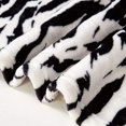 thumbnail image 3 of Flannel Blanket Lightweight Super Soft Ultra Luxurious Plush Fleece Zebra, 50" X 60", 3 of 6
