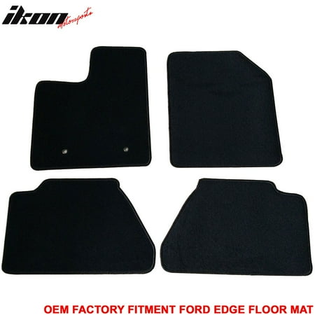 Ford Edge 2007 Floor Mats Compatible with 07-13 Compatible withd Edge 4Dr OEM Factory Compatible withment Car Floor Mats Front & Rear Nylon ()