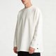 thumbnail image 1 of Ceisia Men's Oversize Crew-Neck Sleeve-Button Long-Sleeve Top Multi-Solid Gift, 1 of 5