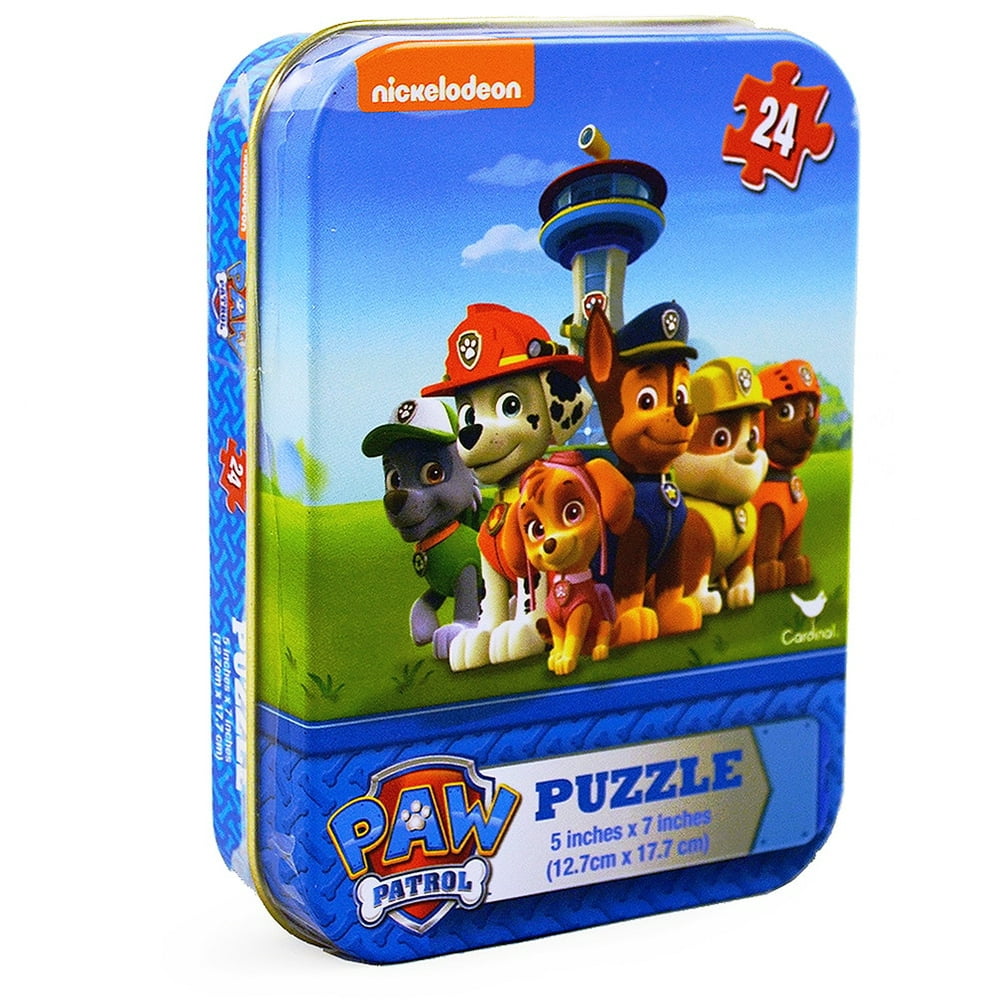 paw patrol tin activity set