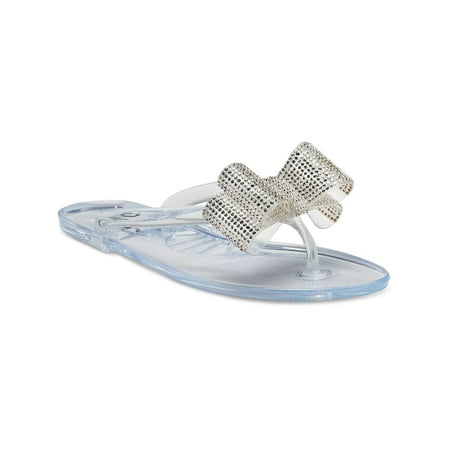 

INC Womens Madena Jelly Thong Flip-Flops