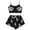 Black, variant on Pajamas for Women 2 Pieces Halloween Funny Skeleton Printed Spaghetti Straps Sleeveless Vest Elastic Waist Shorts Lounge Set Comfortable Lightweight Casual Halloween Pajamas Black L