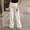 White, variant on Pntutb Womens Pants,Fashion Women's Solid Bandage Loose Casual Wide Leg Leggings Bottom Long Pants
