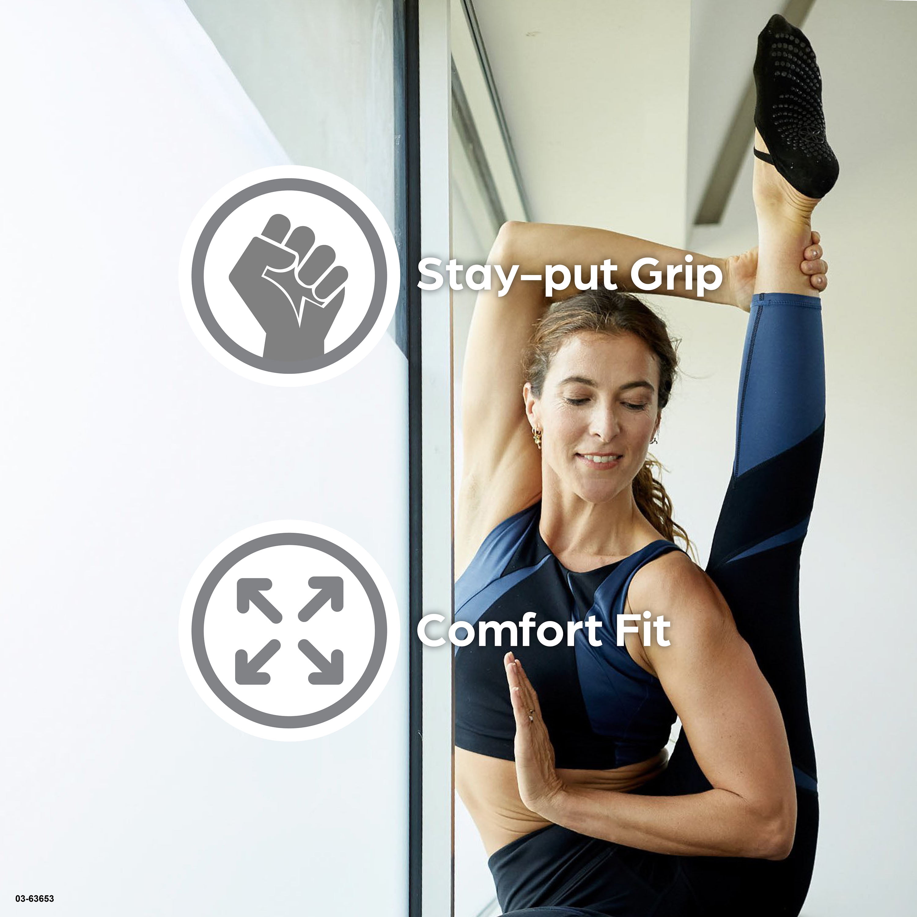 GAIAM Grippy Yoga Socks - Otros accesorios de yoga Mujer, Comprar online