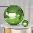 thumbnail image 5 of Stainless Steel Gazing Globe Mirror Ball, Colorful and Shiny Addition to Any Garden or Home. Sparkling Green (5.9 Inch), 5 of 11