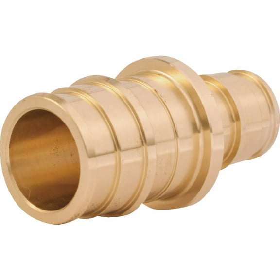 SharkBite PEX-A Brass 3/4 In. x 1/2 In. Reducing Coupling UAB058LFA