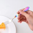 thumbnail image 3 of 12-Piece Oyster Fork Set, Stainless Steel Cake Forks Service for 12 Silverware Flatware Utensils-5.9 Inches, Gradient Rainbow, 3 of 6