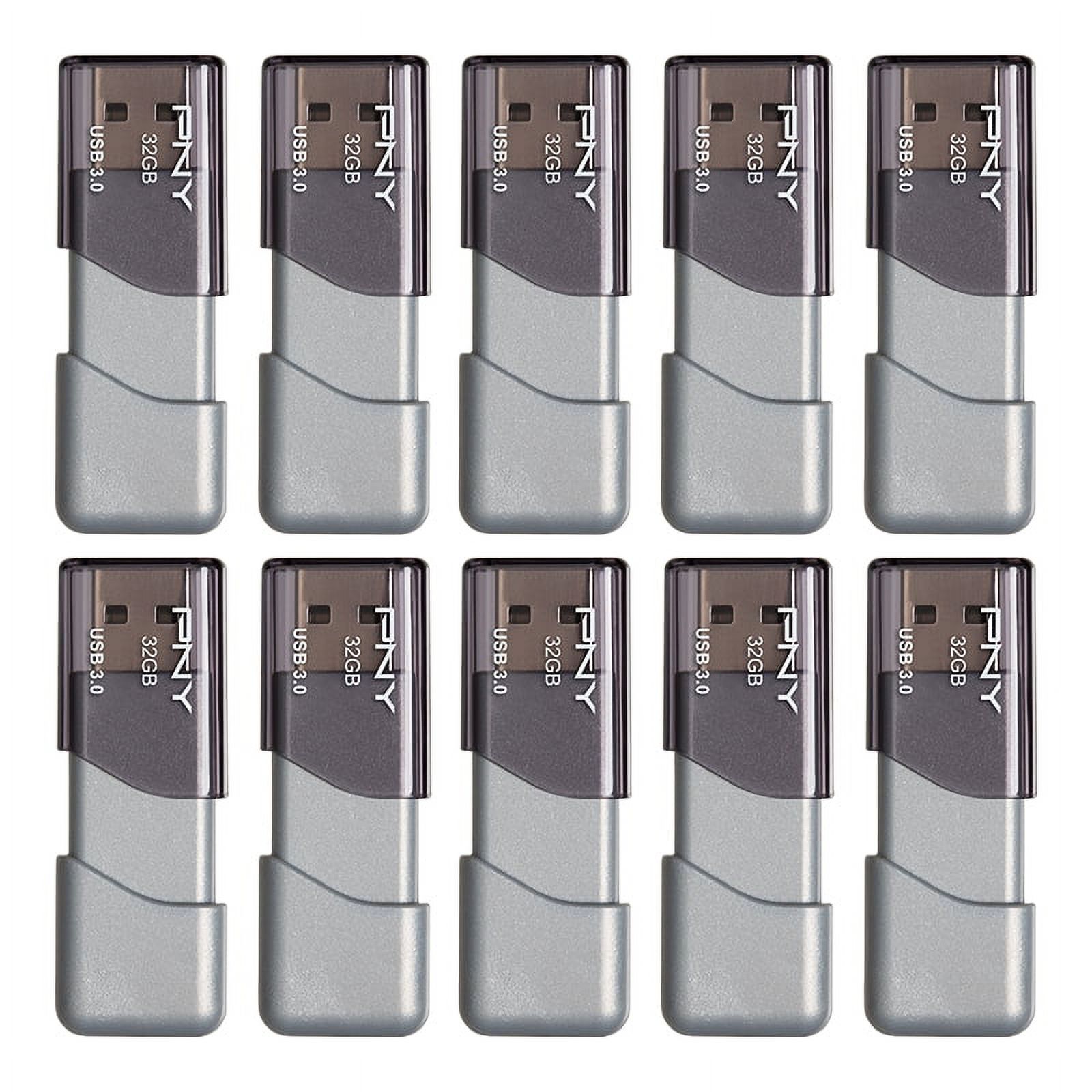 PNY 32GB Turbo Attaché 3 USB 3.0 Flash Drive, 10 Pack - image 2 of 7