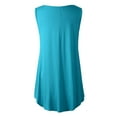 thumbnail image 4 of VEPKUL Plus Size Tank Tops for Women Sleevelss Tunic Casual Summer Clothes Swing Shirts for Jeans(Lake Blue 1X), 4 of 9