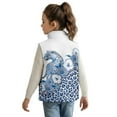 thumbnail image 3 of Pzuqiu Leopard Print Boys Sleeveless Vests Size 11-12 Versatile Warm Winter Lightweight Sleeveless Fleece Jacket with Pocket Full Zip Fall Outfits Fashion Clothing for Daily Life, 3 of 7