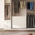 thumbnail image 4 of Luxury Nordic Wardrobes Clothing Rack Dressers Display Hanging Wardrobes Apartment Free Shipping Guarda Roupa Furniture Bedroom My Lux Decor Round, 4 of 24