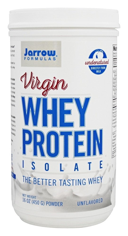 Jarrow Formulas Virgin Whey Protein Isolate, Sports Nutrition, 16 Ounce