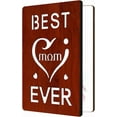 thumbnail image 1 of Tarjeta de felicitación "La mejor mamá del mundo" con diseño de corazón hueco en madera MDF y palabras escritas a mano con sobre para el cumpleaños de mamá y el Día de la Madre., 1 of 6