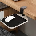 thumbnail image 4 of Youkk Adjustable Mouse Pad Clip On Mount Mouse Desktop Device Holder Table Mount for Work Home White, 4 of 9