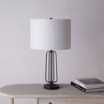 thumbnail image 3 of Everren Shadia 24.75" Length Table Lamp- Set of two, Matte Black, 3 of 4
