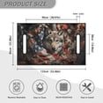 thumbnail image 5 of GarronmavisAmerican Flag Wolf Golf Cart Seat Towel Covers Seat Blanket Summer Spring Fall Winter Golf Cart Accessories with Holes for 2-Passenger Universal Fit, 5 of 5