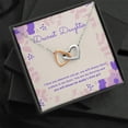 thumbnail image 5 of Daddy's Little Girl Interlocking Heart Necklace, 5 of 9