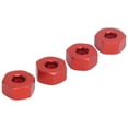thumbnail image 3 of Estrela 4 piezas 5mm a 12mm combinador rueda Hub Hex adaptador accesorio para WPL D12 1/10 RC TrucksRed, 3 of 8
