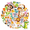 2A, variant on 35pcs-50pcs Cute Stickers Children Stickers Fun Kids Stickers Animal Stickers for Laptop Suitcase Phone