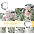 thumbnail image 4 of Sage Green Eucalyptus Blackout Curtains for Bedroom, Summer Spring Weeping Leaves Botanical Thermal Insulated Kitchen Drapes with Grommets, Light Blocking Window Treatment, 2 Panels 42" x 54", 4 of 7