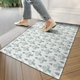 thumbnail image 4 of Light Blue Christmas Snowman Pattern Door Rugs,Washable Non Slip Door Mats Indoor,Decorative Door Mats,Entry Mat Indoor for Entrance,Bedroom,Kitchen,Bathroom,17"x30", 4 of 6