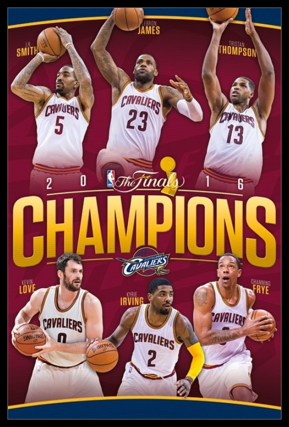 2016 NBA Finals - Champions Poster Poster Print - Walmart.com - Walmart.com